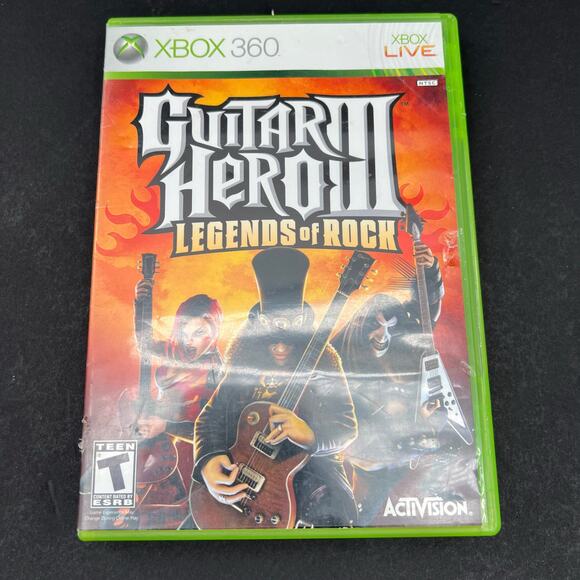 Guitar Hero III Legend Of Rock Xbox 360 video game - Picture 1 of 5